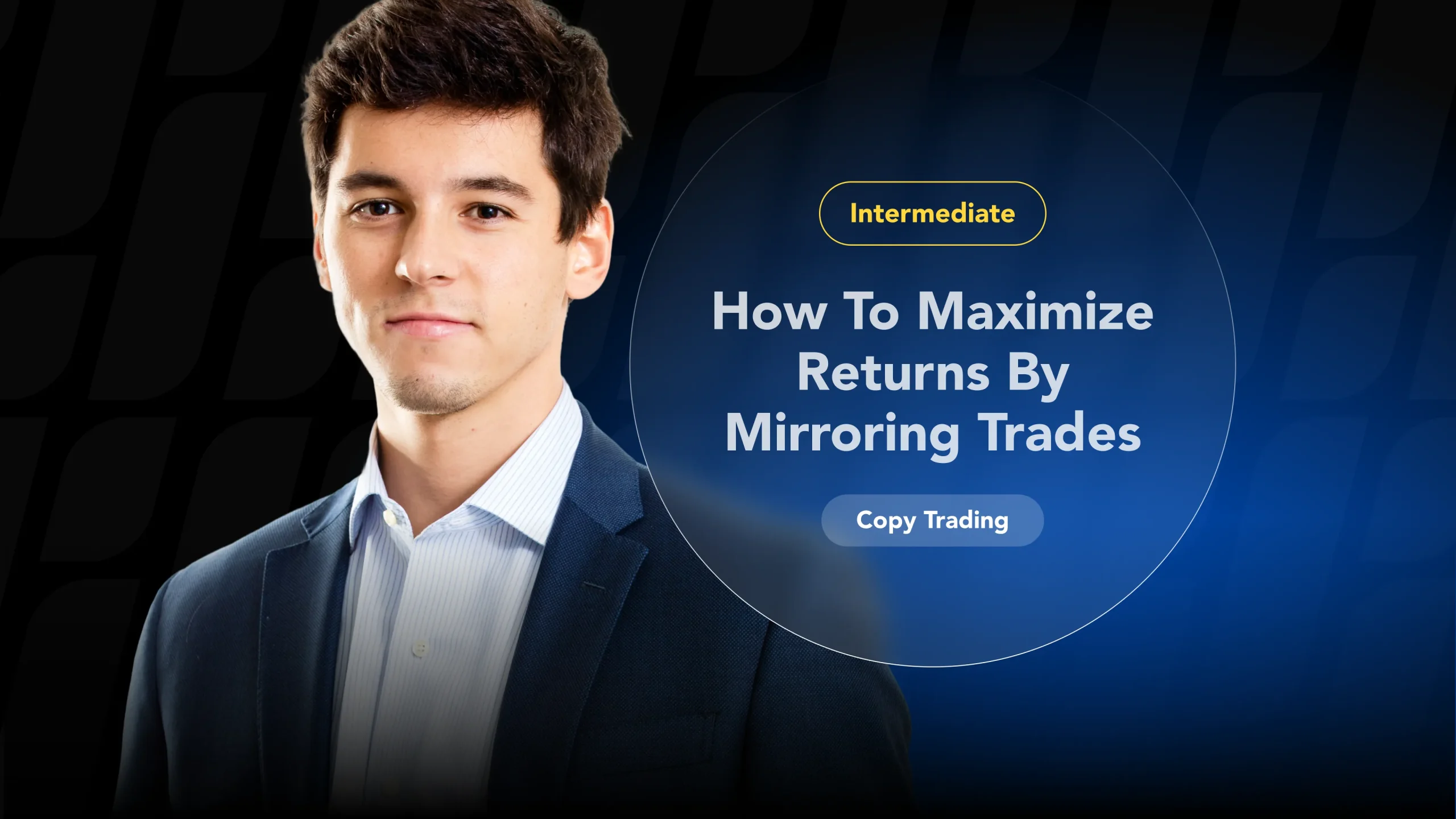 A guide on maximizing investment returns by mirroring trades, featuring a successful portfolio manager.
