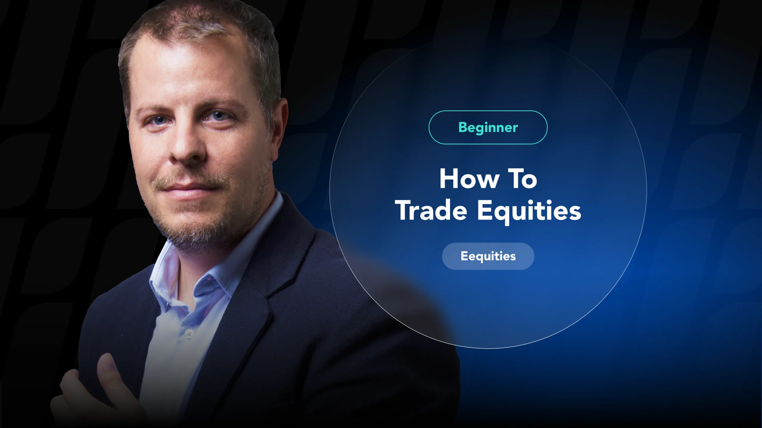 A beginner's guide on how to trade equities, featuring a new investor looking at stock charts.