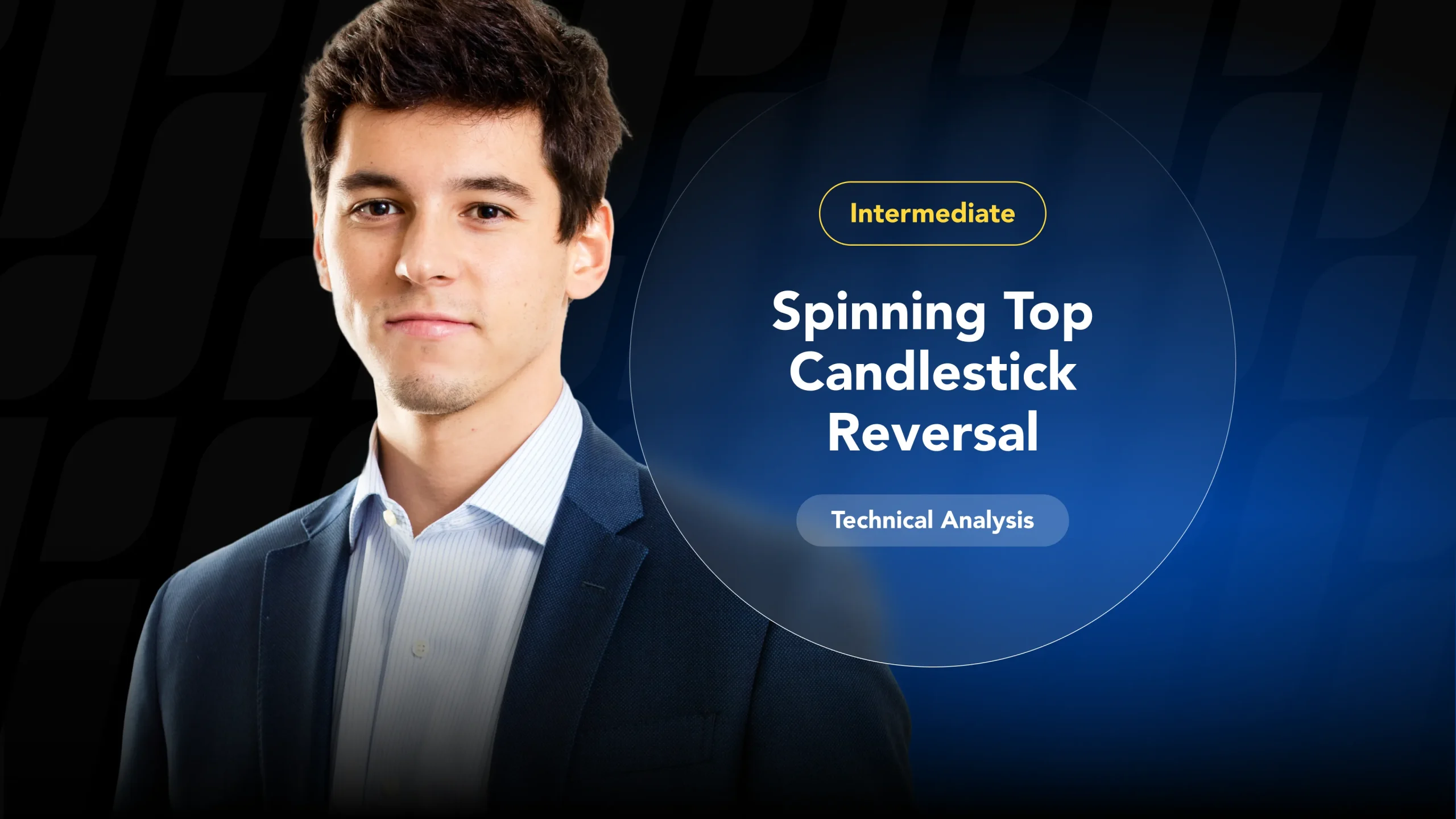 An analyst explains the spinning top candlestick, a key reversal pattern in trading.
